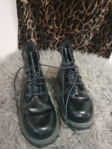 Girls Shoes Timberland Size 2 UK Black Gloss Boots - £19.42 GBP
