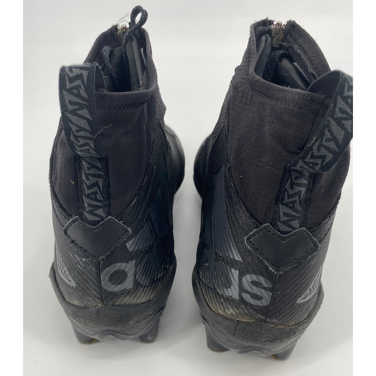 adidas Nasty Football Cleat Men's 13 Black front zip boots Item image 4