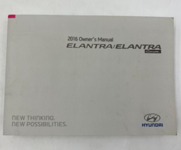2016 Hyundai Elantra Coupe Owners Manual Handbook OEM M04B36025 - $26.98