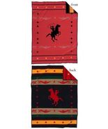 Pendleton Durango Cowboy Horse Theme 86 x 90 Bed Blanket RARE - £456.24 GBP