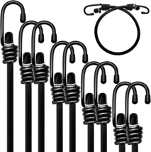 Heavy Duty Bungee Cords Hooks Mini Short Bungee Cords Assorted New - £9.62 GBP