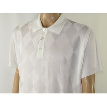 Mens Polo Shirt Slinky Sheer Short Sleeves Soft Touch by Stacy Adams 3703 White image 4