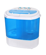 Compact Portable Twin Tub Washing Machine Top Load 10Lbs Washer Gravity ... - £137.00 GBP