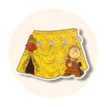 Beauty and the Beast Disney Pin: Cogsworth Camping Tent - $19.90
