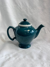 Vtg McCormick Tea Teapot Infuser Green Baltimore MD w/ Strainer Insert &amp;  Lid - £24.07 GBP