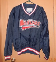 Cleveland Indians Men&#39;s Vintage Starter Pullover Jacket Coat Sz M Windbr... - £56.75 GBP