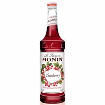 Monin - Cranberry Syrup, Tangy and Sweet Berry Flavor, Natural Flavors, ... - $16.40