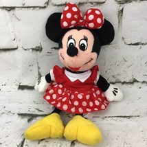 Vintage Walt Disney Co Minnie Mouse Plush Soft Doll Stuffed Character Toy - $9.89
