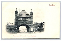 Entrance to Blackwell Tunnel Vignette London England UK UNP UDB Postcard C19 - £13.27 GBP