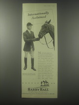 1954 Harry Hall Riding Clothes Advertisement - Peter Robeson - $18.49