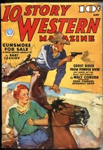 10 Story WESTERN--MAY 1937-GHOST Rider From Powder RIVER-VIOLENT-PULP - £181.85 GBP