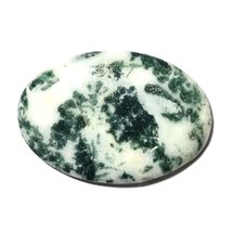 52.20 Carats TCW 100% Natural Beautiful Tree Agate Oval Cabochon Gem by DVG - £11.74 GBP