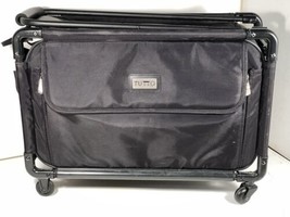 Tutto Black 20" 5220BPC Rolling Office Sewing Machine Bag Collapsible Organizer - $98.99