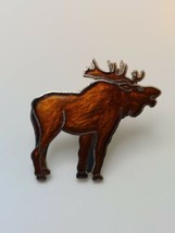 Moose Vintage Enamel Pin  - £19.26 GBP