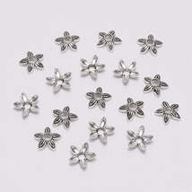 8mm Star Antique Flower Bead Caps, 100pcs - £3.54 GBP