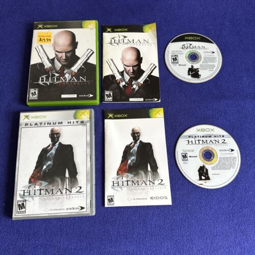 Primary image for Hitman Original Xbox Lot - Contracts + 2 Silent Assassin - Complete + Tested!