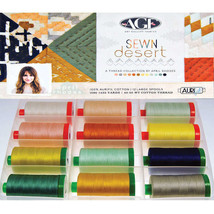 AURIFIL Sewn Desert 50wt Cotton Threads 12 Pack AP5040SD12 April Rhodes - £106.80 GBP
