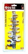GreatNeck 8 Piece 3/8 Drive Crowfoot Wrench Set- Metric - £14.45 GBP