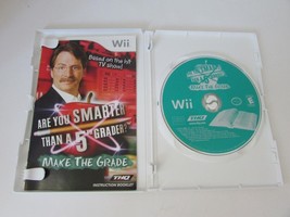 Nintendo Wii Video GAME--ARE You Smarter Than A 5TH GRADER---DISC Manual &amp; Case - £6.77 GBP