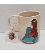Kolor Me Koby Diversity Woman Flowers White Ceramic Mug - $33.78 CAD