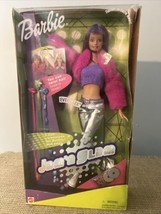 2001 Jam &#39;N Glam Barbie Doll Ever-Flex Waist &amp; Purple Hair Extensions NRFB - £27.01 GBP