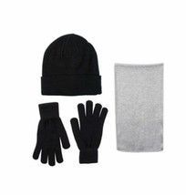 32 Degrees HeaT  3-Piece Gaiter, Beanie, and Glove SET CHARCOAL - $18.80