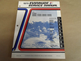 1979 Evinrude Servive Shop Repair Manual V-6 Models OEM Boat X FACTORY - £63.88 GBP