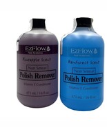 Ez Flow Polish Remover 16 oz-Rainforest &amp; Pineapple Scent Duo - $34.36