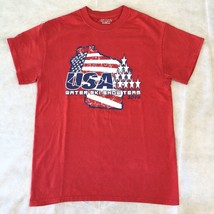 USA Water Ski Show Team Shirt 2014 Men’s Small Red America Short Sleeve Red - £11.20 GBP