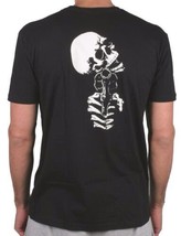 Zero Mens Black Dead On Arrival Skeleton Gun Revolver Skull Short-Sleeve T-Shirt - £12.78 GBP