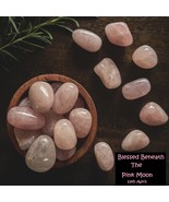 ROSE QUARTZ CRYSTAL TO BE BLESSED UNDER FULL PINK MOON-RESET ENERGY BOOST SPELLS - $100.00