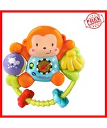 Interactive Lil&#39; Critters Monkey Rattle for Motor Skill Development - Ag... - $501.85 MXN