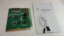 PC Computer BIOS Motherboard Tester Analyzer Mainboard PCI ISA Diagnostic Card - £11.67 GBP