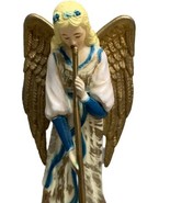Silvestri Hand painted Guardian Angel Blowing Horn Figurine Christmas - £7.10 GBP