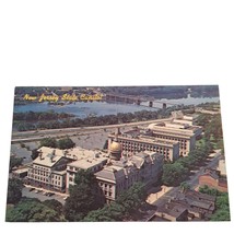 Postcard The State Capitol Trenton Mercer County New Jersey Aerial View Chrome - £5.43 GBP