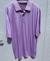 Bobby Jones Performance mens Large lilac Soft golf polo shirt NWT - £31.36 GBP
