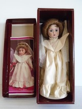 Catherine Brides of America porcelain girl doll by Danbury Mint 13&quot; Doll NIB - £15.97 GBP