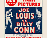 JOE LOUIS vs BILLY CONN 8X10 PHOTO BOXING POSTER PICTURE - £4.74 GBP