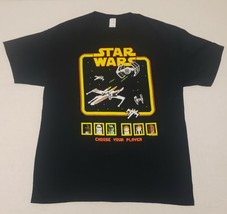 Star Wars T Shirt Choose Your Player Mens Size Large Black Retro Video Game - $8.96