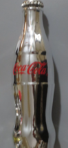 Coca-Cola Metallic SILVER Bottle 8oz size - £7.52 GBP
