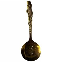 Vintage Gold Toned Mr. Peanut Collectible Slotted Spoon Advertising Planters - $7.70