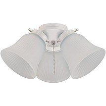 Westinghouse Lighting 77847 3LGT WHT Fros 3 Frosted Ribbed Glass Ceiling... - $933.02 MXN