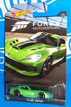 Hot Wheels 2017 FORZA Motorsport Series #5 &#39;13 SRT Viper Pearl Green w/ PR5s - £4.75 GBP