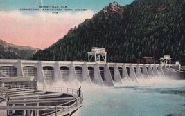 Bonneville Dam Washington Oregon OR 1943 Postcard C04 - £2.37 GBP