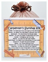 Carpenter&#39;s Survival Kit - Fun, Novelty Gift &amp; Greetings Card / Secret Santa - £6.57 GBP