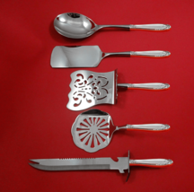 Prelude by International Sterling Silver Brunch Serving Set 5pc HH WS Custom - £256.48 GBP