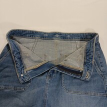 St. John’s Bay Women's Blue Cotton Blend Rear Slit Denim Skirt Pockets Size 14 image 10