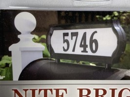 2 Mailbox Signs / House Number Post Plaque Double Sided Reflective ** SU... - $24.75