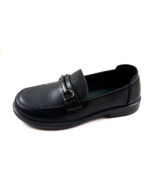 Bonavi 21R3-23 Black Leather Low Heel Loafer Shoe - $2,208.82 MXN