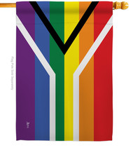 Gay Flag Of South Africa House Pride 28 X40 Double-Sided Banner - £29.21 GBP